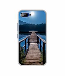 Amazon Brand - Solimo Designer Wooden Beach UV Printed Soft Back Case Mobile Cover for Itel A25