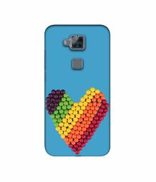 Amazon Brand - Solimo Designer Ball Heart 3D Printed Hard Back Case Mobile Cover for Huawei G8