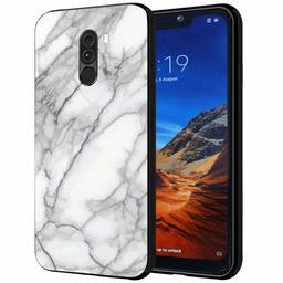 Amazon Brand - Solimo Designer Marble Printed Hard Back Case Mobile Cover for Poco F1 (D223)