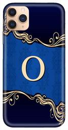 Amazon Brand - Solimo Designer Blue Pattern Alphabet-O 3D Printed Hard Back Case Mobile Cover for Apple iPhone 11 Pro