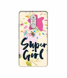 Amazon Brand - Solimo Designer Super Girl 3D Printed Hard Back Case Mobile Cover for Lenovo K6 Note