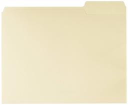 AmazonBasics File Folders - Letter Size (100 Pack) – Manila (Renewed)