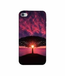 Amazon Brand - Solimo Designer Nature Digital Painting 3D Printed Hard Back Case Mobile Cover for Apple iPhone 4 / 4S