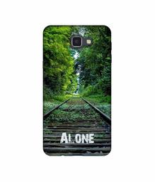 Amazon Brand - Solimo Designer Alone UV Printed Soft Back Case Mobile Cover for Samsung Galaxy J5 Prime