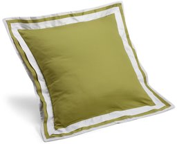 Pinzon Hotel Banded 100-Percent Egyptian Cotton Sateen Euro Sham, Apple Green