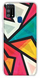 Amazon Brand - Solimo Designer Multicolor Star Pattern Printed Soft Back Case Mobile Cover for Samsung Galaxy M31