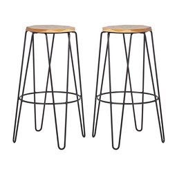 Amazon Brand – Rivet Dayton Mid-Century Modern Metal Bar Stool, 24