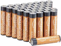 AmazonBasics Piles alcalines AAA 1,5 V pour le quotidien - Lot de 36 (le visuel peut différer)