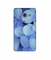 Amazon Brand - Solimo Designer Light Blue Flower Photography 3D Printed Hard Back Case Mobile Cover for Samsung Galaxy J3 Pro