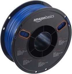 AmazonBasics PETG 3D Printer Filament, 1.75mm, Blue, 1 kg Spool