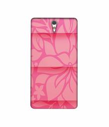 Amazon Brand - Solimo Designer Pink Flower Banch Print On Cloth 3D Printed Hard Back Case Mobile Cover for Sony Xperia C5 Ultra Dual