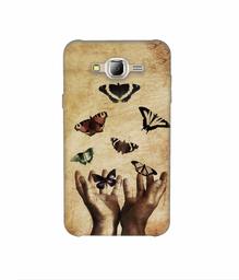 Amazon Brand - Solimo Designer Butterflies 3D Printed Hard Back Case Mobile Cover for Samsung Galaxy J2 (2016)