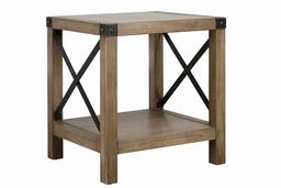 Amazon Brand – Ravenna Home Modern Farmhouse Side Accent End Table, 22