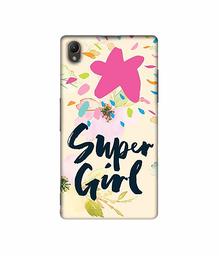 Amazon Brand - Solimo Designer Super Girl 3D Printed Hard Back Case Mobile Cover for Sony Xperia Z1 L39H