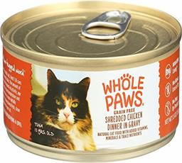 WHOLE PAWS Shredded Chicken Dinner Cat Food, 5.5 OZ