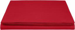 AmazonBasics - Lenzuolo 'Everyday' in 100% cotone, 180 x 260 cm - Rosso scuro