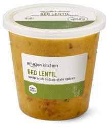 Amazon Kitchen, Red Lentil Soup with Indian-Style Spices, 24oz