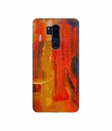 Amazon Brand - Solimo Designer Orange Canvas 3D Printed Hard Back Case Mobile Cover for LG G7 ThinQ