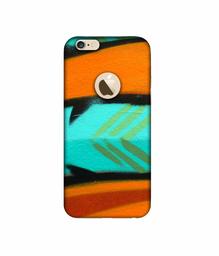 Amazon Brand - Solimo Designer Brush Art 3D Printed Hard Back Case Mobile Cover for Apple iPhone 6 / 6S (Logo Cut)