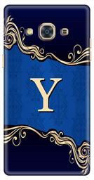 Amazon Brand - Solimo Designer Blue Pattern Alphabet-Y 3D Printed Hard Back Case Mobile Cover for Samsung Galaxy J3 Pro