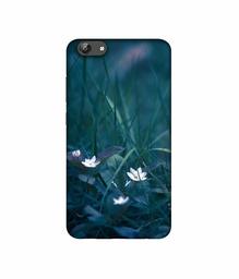 Amazon Brand - Solimo Designer White Flower UV Printed Soft Back Case Mobile Cover for Vivo Y69