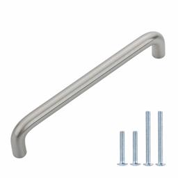 AmazonBasics AB4700-SN-10 Poignée de placard Lot de 10 Nickel satiné