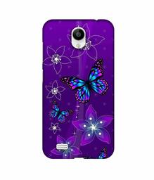 Amazon Brand - Solimo Designer Butterflies 3D Printed Hard Back Case Mobile Cover for Vivo Y21L