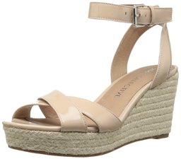 206 Collective Campbell - Alpargata para Mujer, Piel (Nude Patent Leather), 5.5