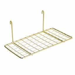 AmazonBasics Shelf for Wall Grid Panel, Gold