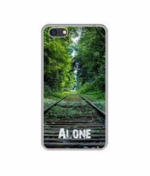 Amazon Brand - Solimo Designer Alone UV Printed Soft Back Case Mobile Cover for Oppo A71