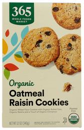 365 EVERYDAY VALUE Organic Oatmeal Raisin Cookies, 12 OZ