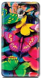 Amazon Brand - Solimo Designer Butterfly Colourful Design 3D Printed Hard Back Case Mobile Cover for Lenovo Vibe P1