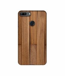 Amazon Brand - Solimo Designer Wooden Art UV Printed Soft Back Case Mobile Cover for Huawei Honor 9 Lite