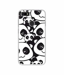 Amazon Brand - Solimo Designer Panda Texture UV Printed Soft Back Case Mobile Cover for Lenovo A5