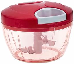 Amazon Brand - Solimo Compact Vegetable Chopper (350 ml, Magenta)