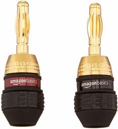 AmazonBasics Banana Plugs - Deadbolt Type