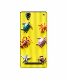 Amazon Brand - Solimo Designer Sea Animals 3D Printed Hard Back Case Mobile Cover for Sony Xperia T2 Ultra