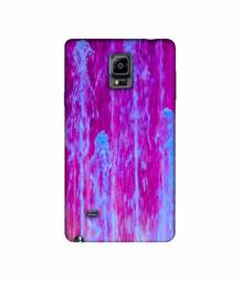 Amazon Brand - Solimo Designer Pink Color Fall 3D Printed Hard Back Case Mobile Cover for Samsung Galaxy Note 4