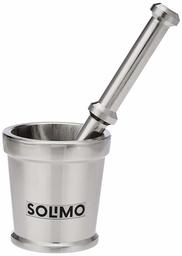 Amazon Brand - Solimo Stainless Steel Mortar and Pestle/Khalbatta