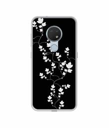 Amazon Brand - Solimo Designer Color Flowers UV Printed Soft Back Case Mobile Cover for Nokia 6.2