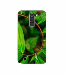 Amazon Brand - Solimo Designer Leaf Photography 3D Printed Hard Back Case Mobile Cover for LG K7