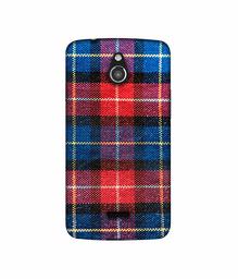 Amazon Brand - Solimo Designer Check Cloth 3D Printed Hard Back Case Mobile Cover for InFocus M2