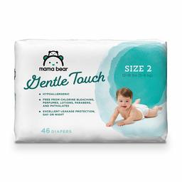 Amazon Brand - Mama Bear Gentle Touch Diapers, Hypoallergenic, Size 2, 46 Count