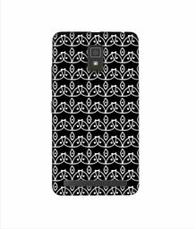 Amazon Brand - Solimo Designer White Flowers Pattern 3D Printed Hard Back Case Mobile Cover for Lenovo A6600