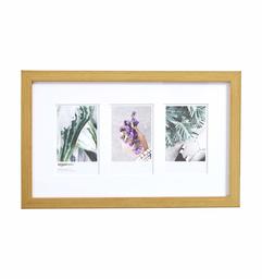 AmazonBasics Photo Frame for use with Instax - 3-Opening - 3.25