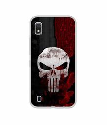 Amazon Brand - Solimo Designer Punisher Skull UV Printed Soft Back Case Mobile Cover for Samsung Galaxy A10