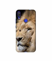 Amazon Brand - Solimo Designer Lion 3D Printed Hard Back Case Mobile Cover for Xiaomi Redmi Note 7 Pro