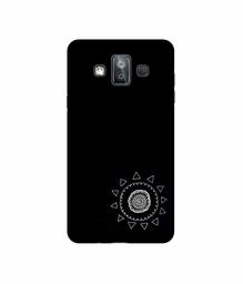 Amazon Brand - Solimo Designer Circle Pattern 3D Printed Hard Back Case Mobile Cover for Samsung Galaxy J7 Duo