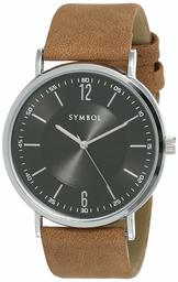 Amazon Brand - Symbol Men's Analog Black Dial Watch