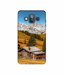 Amazon Brand - Solimo Designer Hut 3D Printed Hard Back Case Mobile Cover for Samsung Galaxy J7 Duo